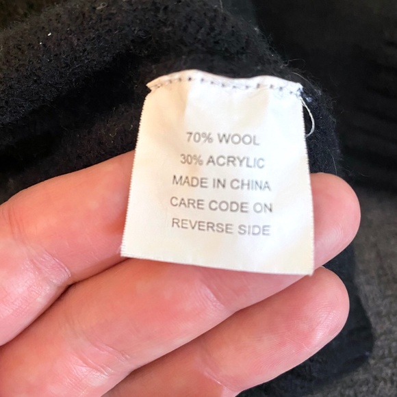 Vintage Castelli Wool Blend Zip Up Men's Sweater Size Small - Picture 8 of 10